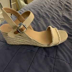 Lucky Brand Wedge Heel- size 11